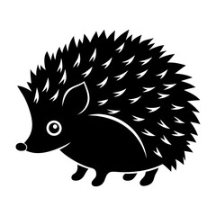 Hedgehog Silhouette vector illustration