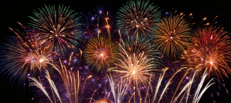 fuegos artificiales. celebraciones