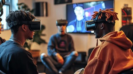 Young people attend a virtual reality workshop, creating immersive content for therapy sessions that promote mental health and relaxation.
