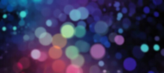 Fototapeta premium luces bokeh colores vibrantes. desenfocado