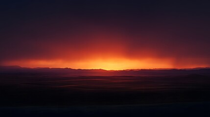 Fototapeta premium Majestic Sunset Serenity: Breathtaking Alpine Landscape