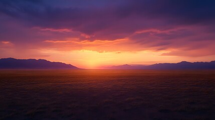 Obraz premium Majestic Sunset Serenity: Breathtaking Alpine Landscape