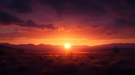 Obraz premium Majestic Sunset Serenity: Breathtaking Alpine Landscape