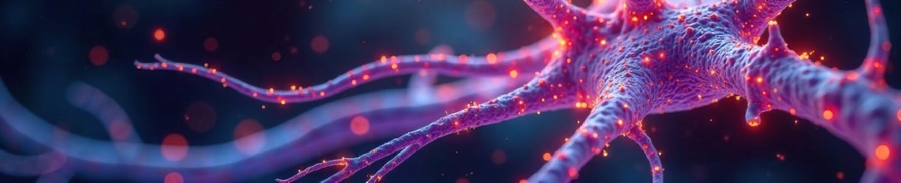 Cristal transparente con ramificaciones nerviosas iluminadas, anatom?a, neuronas