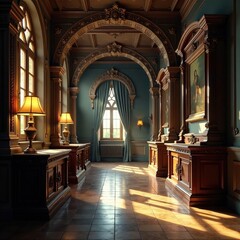 Fototapeta premium Un organo di valigia aperta con oggetti in disordine, bagaglio, sacchetto