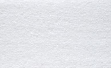 White expanding foam texture surface as background