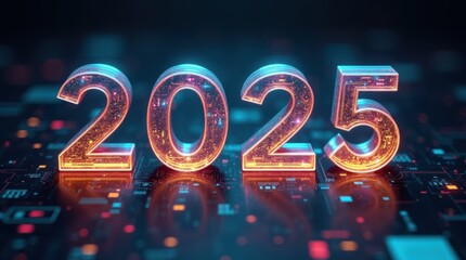 Holographic 2025: Semi-Transparent Circuitry Numbers