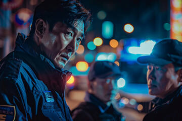 Generative AI image of policeman working in prison