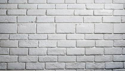 Fototapeta premium white brick wall background, AI generated