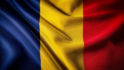 Romanian flag of Romania, AI generated