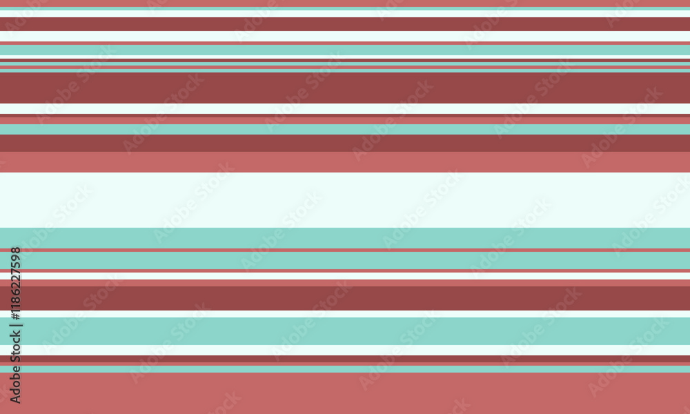 Aufkleber geometric stripes seamless vector pattern with horizontal lines in varied colours, creating an abstr
