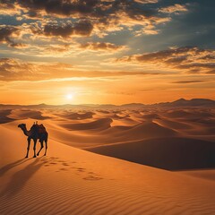 Majestic Desert Sunset