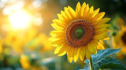 Fototapeta premium sunflower in the field
