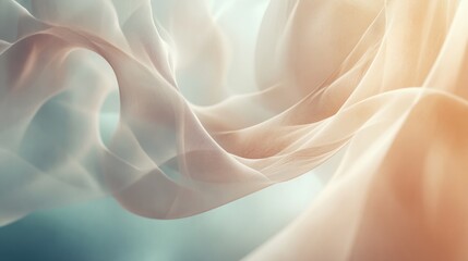 Obraz premium Light-toned frame with concentrated lines creating a gentle and serene atmosphere.
