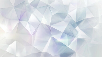 Obraz premium Abstract holographic white paper texture featuring intricate geometric patterns and vibrant rainbow reflections, creating a modern and visually captivating design background