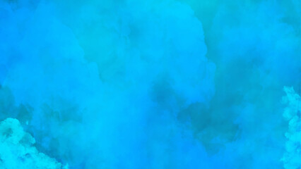 	
Light blue-green abstract pattern Gradient Painted watercolor paper texture. Green watercolor brush splash pattern.	