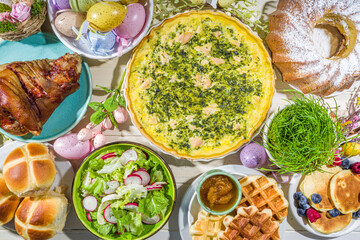 Festive Easter brunch or dinner