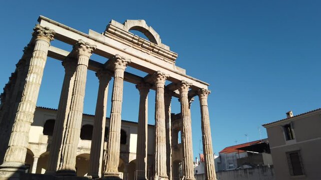 Roman temple of Diana in M&eacute;rida, Spain