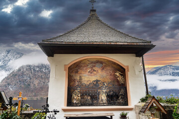 It is the Catholic parish (Katholische Pfarrkirche) church of the town of Hallstatt in the...