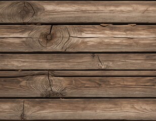 Obraz premium Rustic Weathered Brown Wood Texture: Seamless Wooden Background for Design Projects