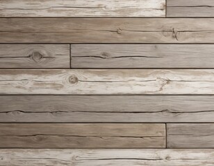 Naklejka premium Rustic Weathered Wood Texture: Brown and Gray Reclaimed Wooden Planks Background