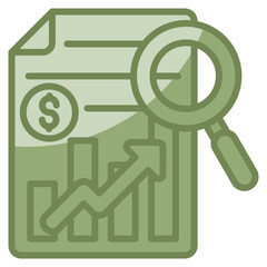 Obraz premium Analysis Icon Element For Design