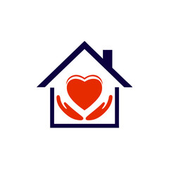 house icon with heart