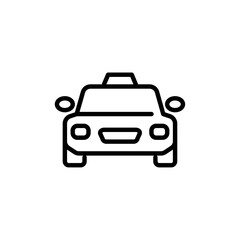 Car icon Thin vector set