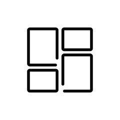 Dashboard icon Thin vector set