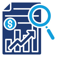 Obraz premium Analysis Icon Element For Design