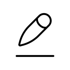 Edit icon Thin vector set