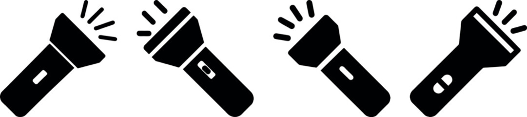 flashlight icons representing illumination and search