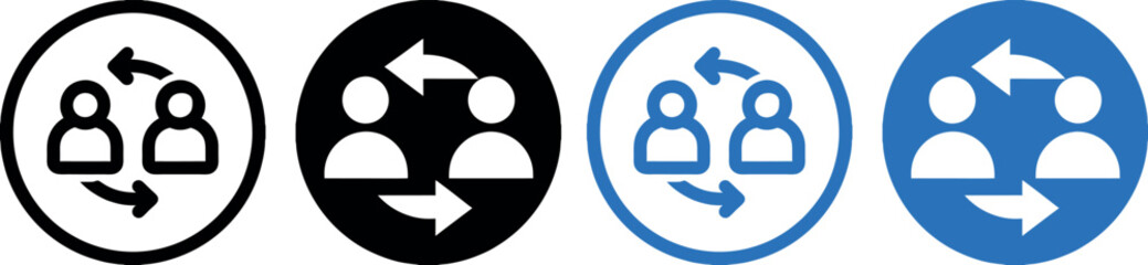 user connection icons for building online relationships