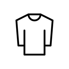 Shirt icon Thin vector set