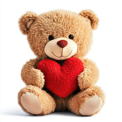 Obraz premium teddy bear with heart