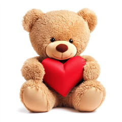 teddy bear and heart