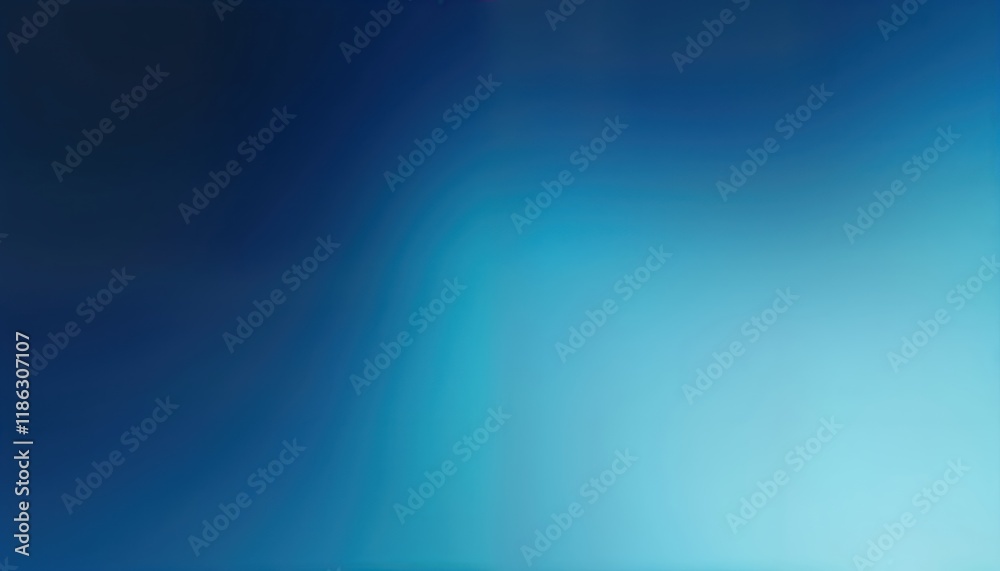 Poster abstract gradient blue background. modern, smooth color transition. light blue tones merge to dark b