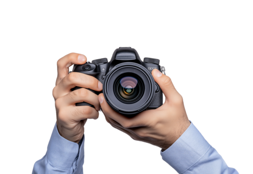 photographer with camera