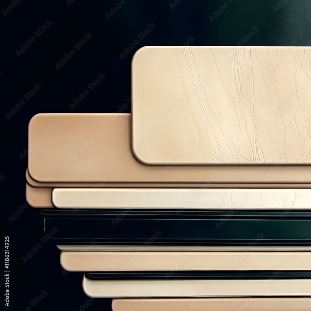 Fototapete a sophisticated, minimalist cover design that conveys elegance and modernity through pure forms and 