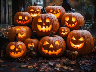 Fototapeta premium Happy Halloween concept