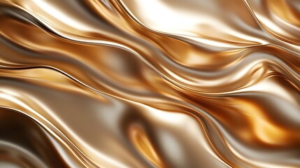 Luxurious Brushed Gold Metal Texture with Seamless Reflections for Upscale Designs
