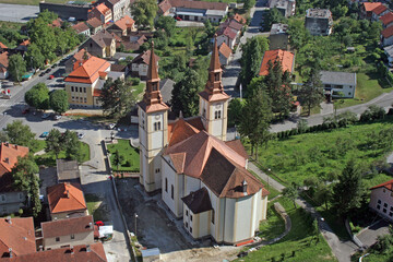 Parish church of the Assumption of the Virgin Mary in Pregrada, Croatia