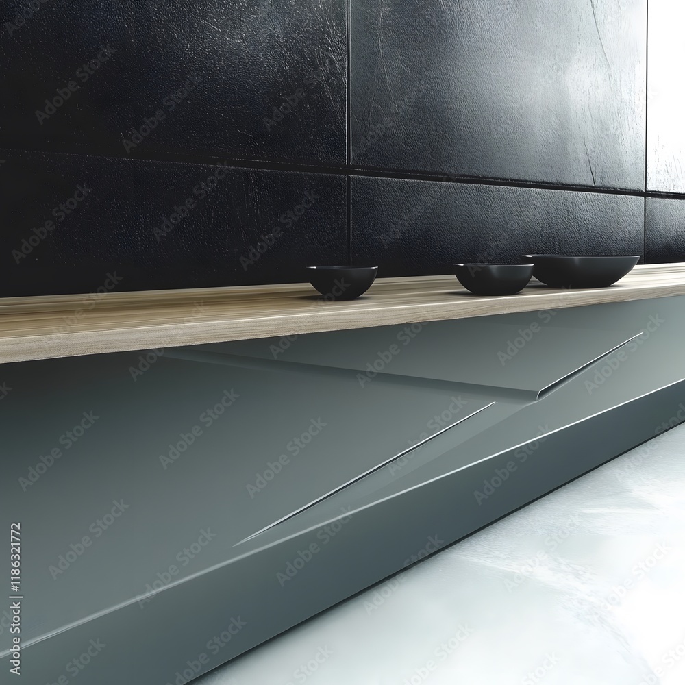 Fototapete a sophisticated, minimalist cover design that conveys elegance and modernity through pure forms and 