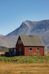 Fototapeta premium Beautiful town of Igaliku and surrounding area (South Greenland)
