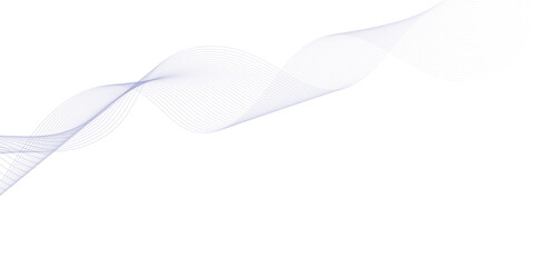 Abstract vector banner with purple waves. Vector illustration.