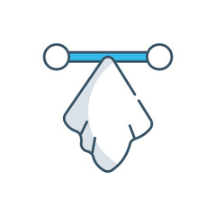 Towel vector icon