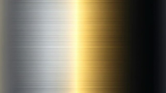 Abstract Metallic Texture: Silver and Gold Gradient Background