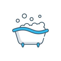 Bubble Bath vector icon
