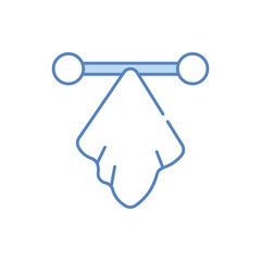 Towel vector icon