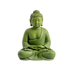 buddha statue isolated on white